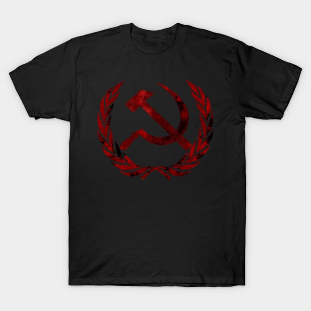 Communist Party Symbol 2 T-Shirt by Rebellion10